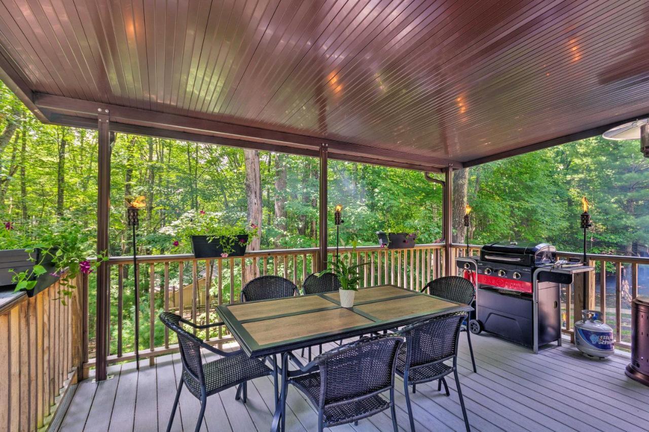 Beech Mountain Home With Covered Deck, Near Skiing! Exterior photo